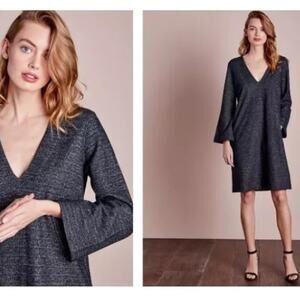 The White Company Dress 10 Minimalist Retro 60s Style Wool Classic Medium Large